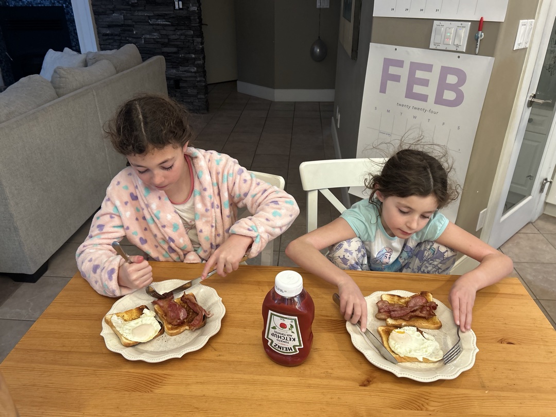 Abi’s last sleep over with Lily