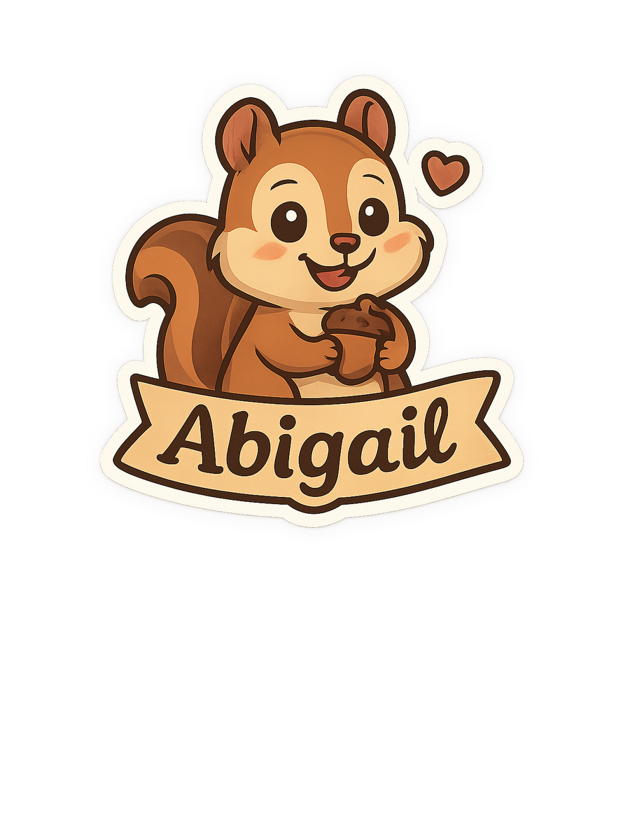Abigail sticker